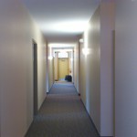 upstairs hallway for retreat of facilities